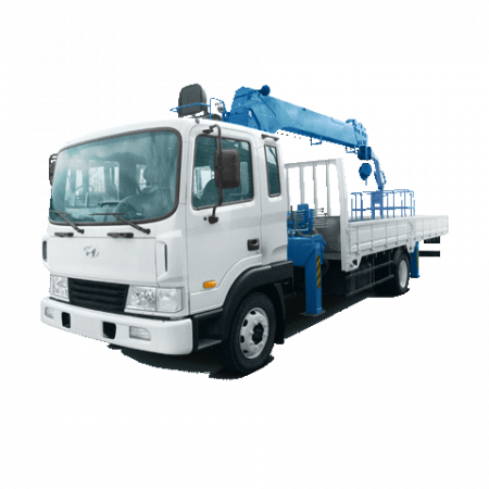 Hyundai HD 120 бортовой с КМУ