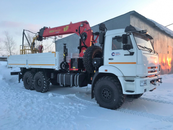 КАМАЗ 659100-0000374-65 и КМУ PALFINGER INMAN IT 200