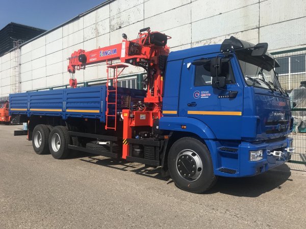 КАМАЗ 659000 и КМУ KANGLIM KS1256G-II TOP