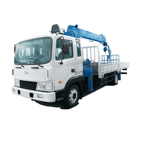Hyundai HD 120 бортовой с КМУ